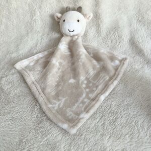 Little Me Giraffe Lovey Baby Plush Cream Beige Stuffed Animal